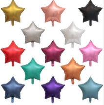 18'' Chrome Star with Individual Pack, 10 ct. / $4.00