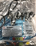 13" Gemar Chrome/ Shiny Balloons, 25ct.